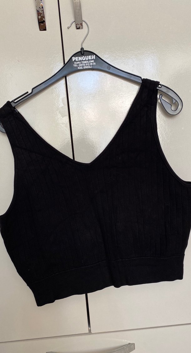 Fermuarlı Siyah V Yakalı Kadın Yelek - Görsel 4