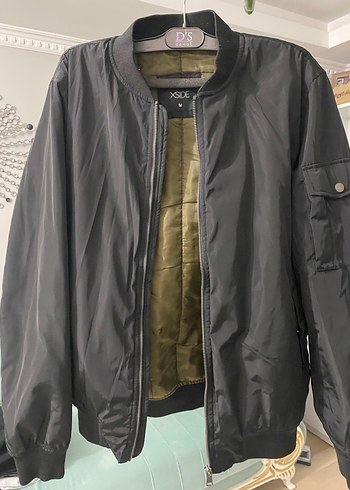 m Beden Oversize Fermuarlı Ceket