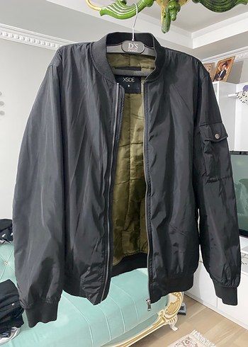 Oversize Fermuarlı Ceket