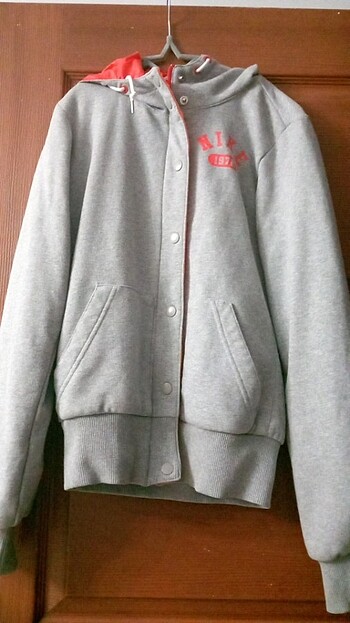 Cıft taraflı nıke sweat mont