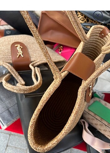 Zara Ysl Hasır çanta
