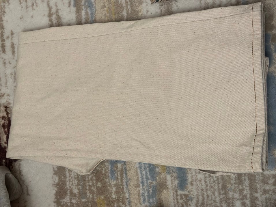 Bej Kadın Keten Pantolon - Görsel 4