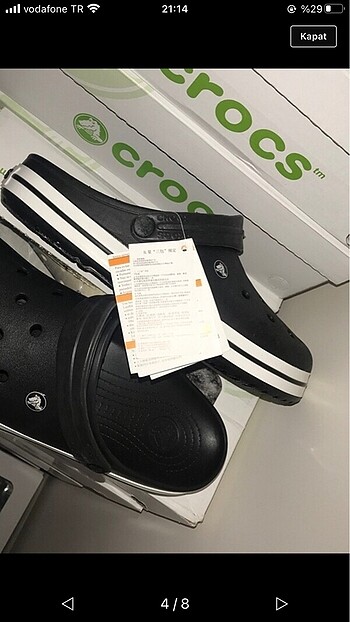 36 Beden Crocs A kalite