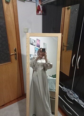 m Beden Zarif krem elbis