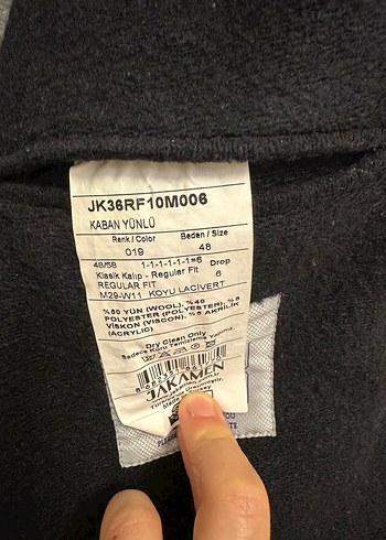 Düğmeli Gri Erkek Midi Kaban - Görsel 2