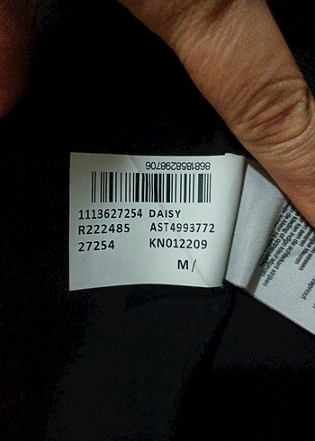 mavinin Düğmeli Siyah Kadın Denim Ceket - Görsel 5