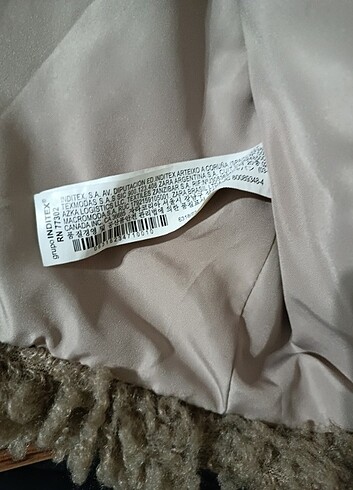 Zara Zara kisa peluş ceket