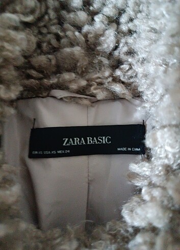 s Beden Zara kisa peluş ceket