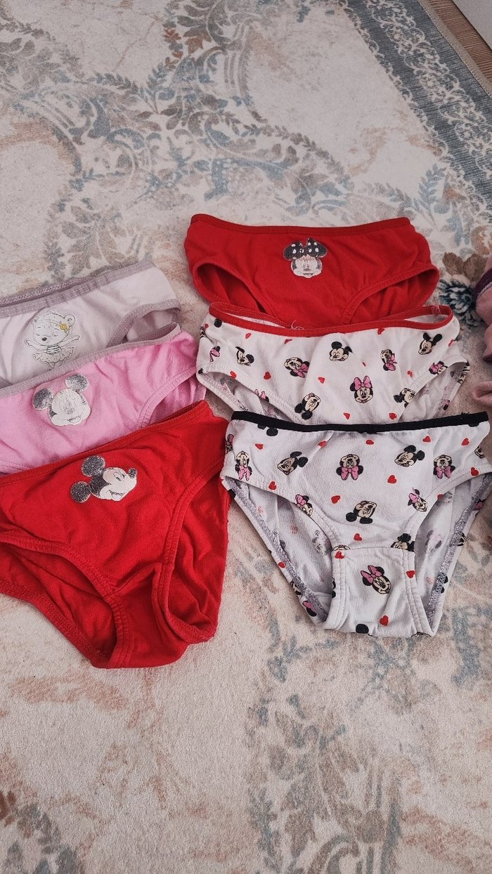 Kız Çocuk Renkli Külot Seti - Görsel 2