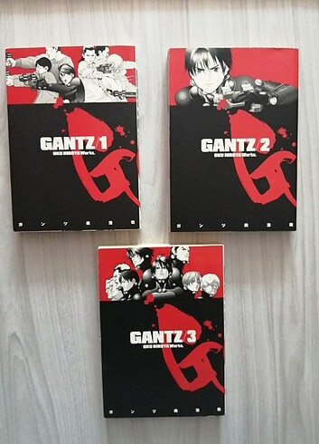 Gantz 1-2-3 Japonca Manga