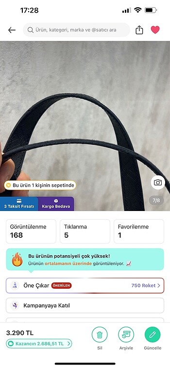 Vakko kadın çanta - Görsel 4