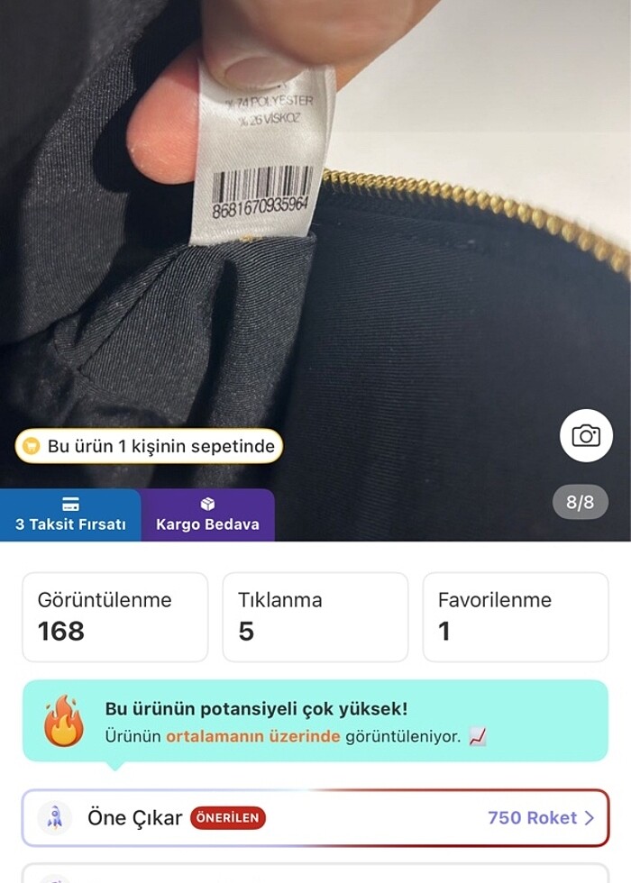 Vakko kadın çanta - Görsel 3