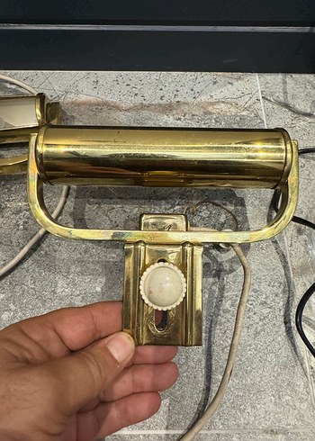 Diğer Altın Renkli Duvar Lambası Çifti