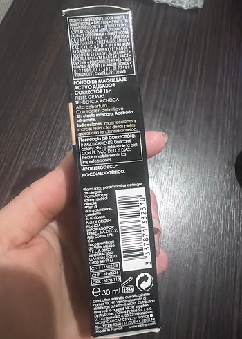 Vichy Dermablend 3D Correction SPF25 30ml Sand 35 - Görsel 4