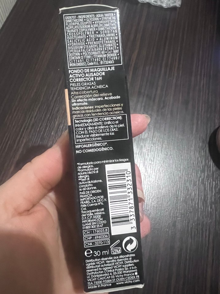 Vichy Dermablend 3D Correction SPF25 30ml Sand 35 - Görsel 4