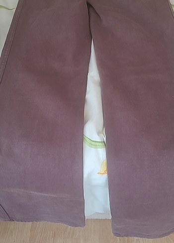 xs Beden kahverengi Renk Kahverengi Deri Regular Fit Kot Pantolon