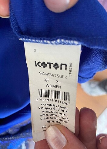 Koton Bayan kısa gece elbisesi