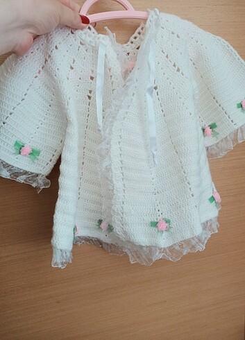 Kız Bebek kıyafeti & bebek hırka & bebek kazak & patik 