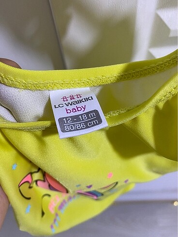 9-12 Ay Beden Lc waikiki kız bebek mayo