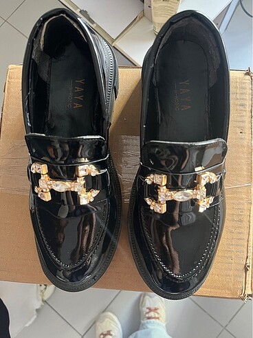 36 Beden siyah Renk Yaya rugan oxford