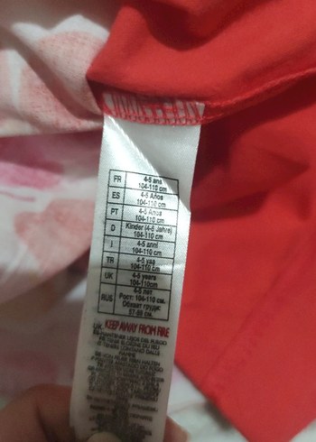 4 Yaş Beden kırmızı Renk Kız Çocuk Kırmızı Kolsuz Çift Yönlü Elbise