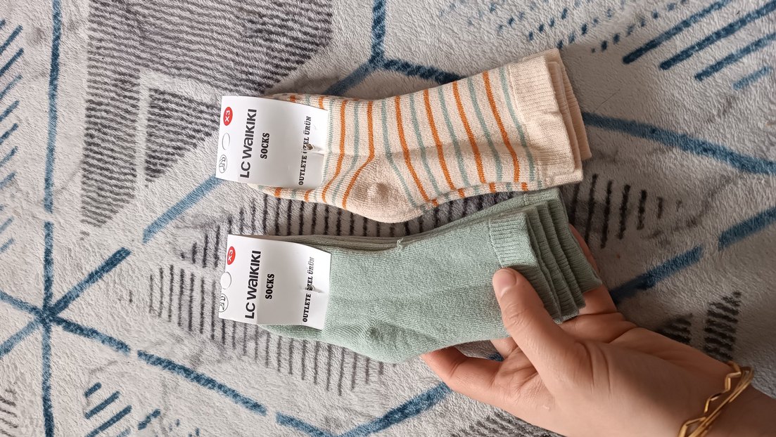 Çocuk Yün Çorap Seti - Görsel 2