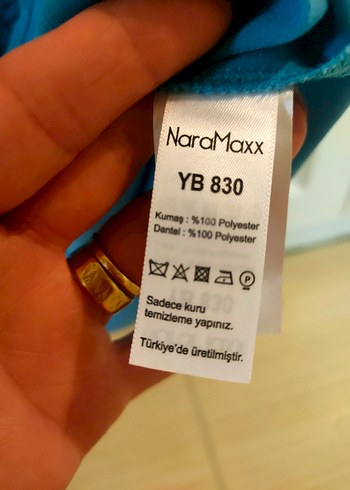 Kemerli Turkuaz V Yaka Kolsuz Bluz - Görsel 4