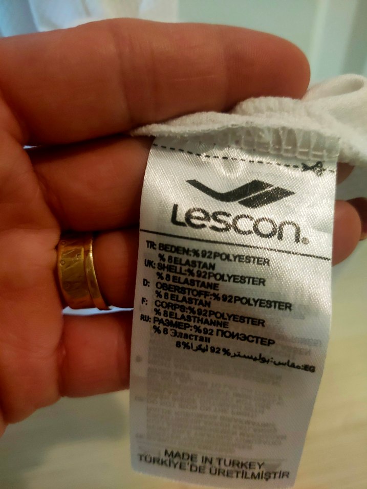 Fermuarlı Beyaz Erkek Polo Tişört - Görsel 4