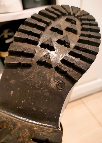 Siyah Bağcıklı Beyaz Deri Erkek Bot - Görsel 8