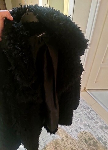 İtalyan marka yurt dışından gelme peluş mont - Görsel 4