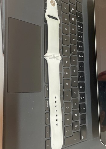 Apple watch 42-44-45 mm Beyaz Silikon kordon