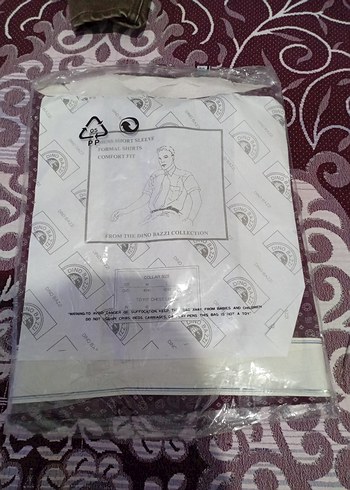 Bordo Desenli Kısa Kollu Erkek Gömlek - Görsel 4