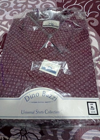 Bordo Desenli Kısa Kollu Erkek Gömlek - Görsel 3