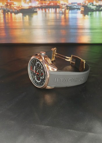 tag mersedes Siyah Biker Erkek Kol Saati - Görsel 5