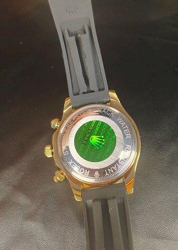 Altın Renk Erkek Klasik Kol Saati - Görsel 6