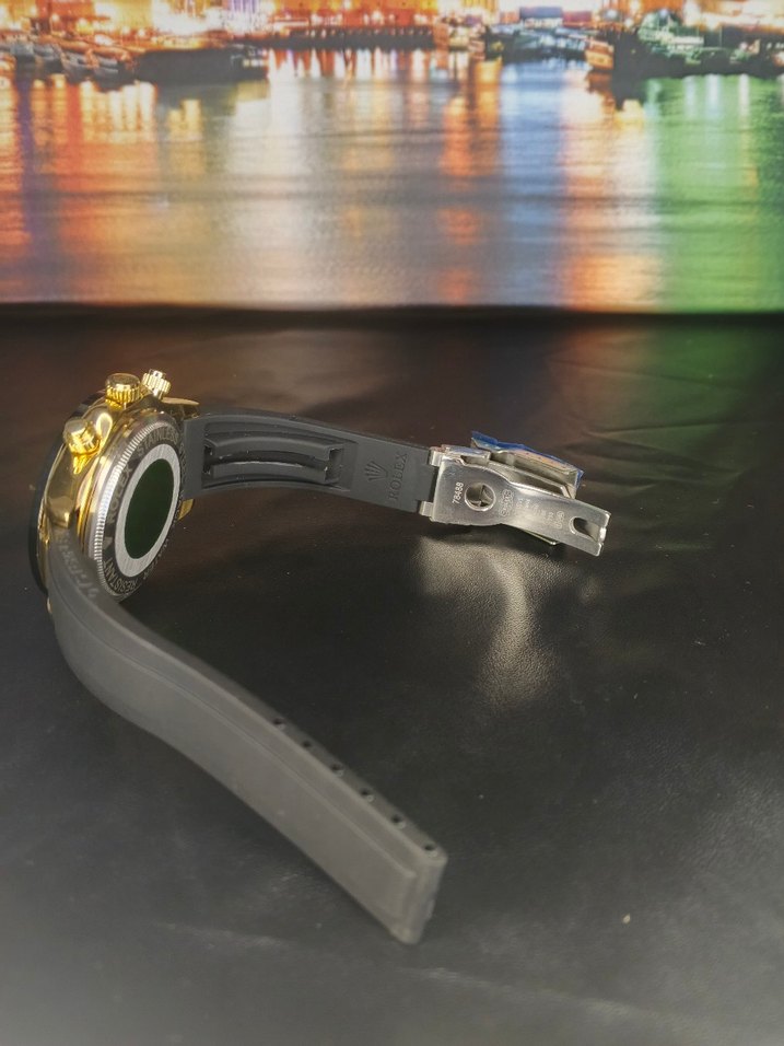 Altın Renk Erkek Klasik Kol Saati - Görsel 4