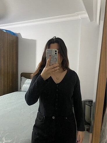 l Beden gri Renk crop/hırka