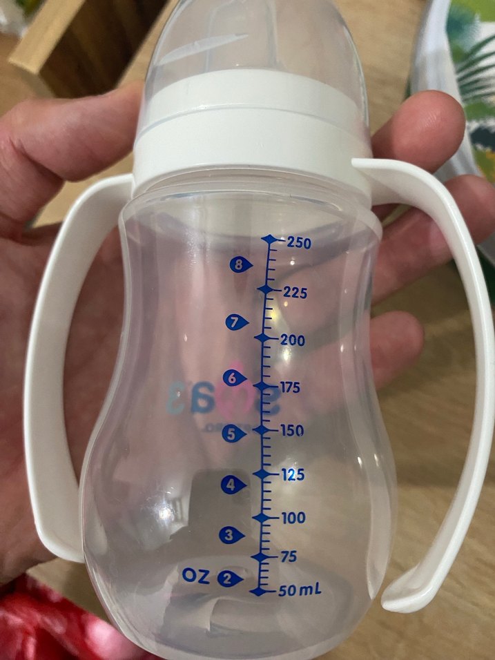 Beyaz Bebek Biberonu, Tutma Saplı, OPTIPRO - Görsel 3