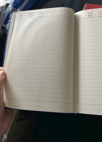 2017 Etili Seramik Gri Planlayıcı - Görsel 2