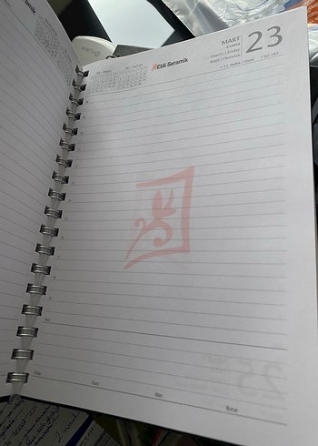 Mavi Parlak 2018 Etili Seramik Planlayıcı - Görsel 2