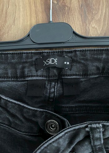 Gri Yırtık Detaylı Erkek Denim Jean - Görsel 4