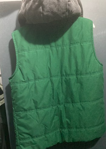 Erkek Yeşil Düğmeli Yelek - Görsel 4