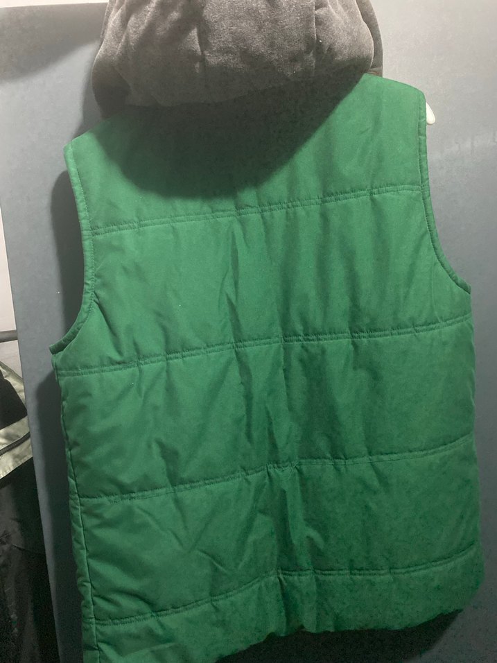 Erkek Yeşil Düğmeli Yelek - Görsel 4