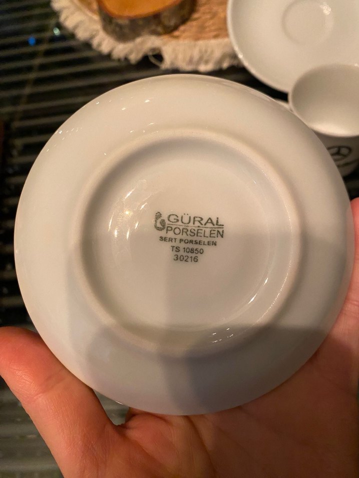 Mercedes-Benz Beyaz Kahve Fincanı ve Tabağı Seti - Görsel 3