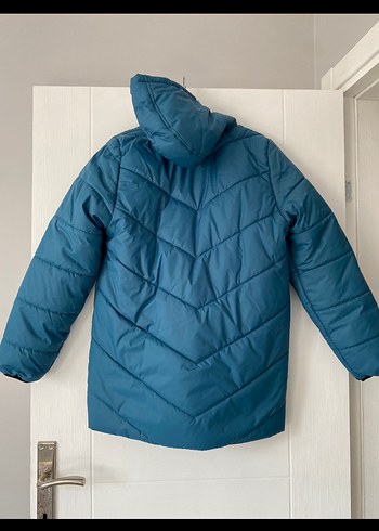 Erkek Çocuk Kapüşonlu Mavi Mont - Görsel 2