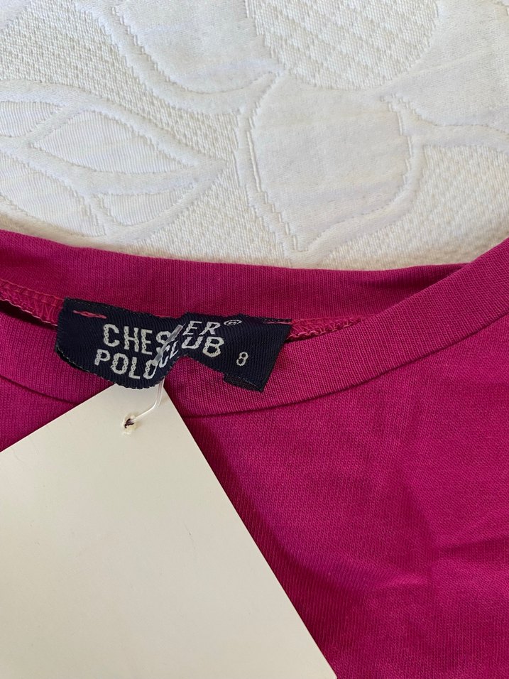 Bordo Kız Çocuk Baskılı Kısa Kollu Tişört - Görsel 2