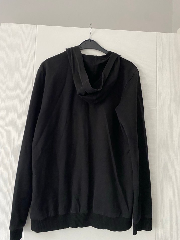 Siyah Erkek Fermuarlı Sweatshirt - Görsel 2