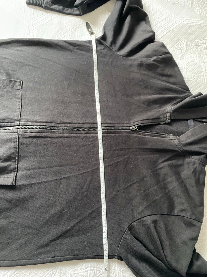 Siyah Erkek Fermuarlı Sweatshirt - Görsel 3