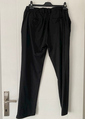 Siyah erkek Regular Fit Kumaş Pantolon - Görsel 2