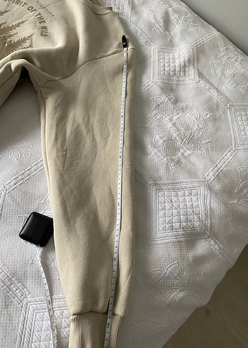 Bej Baskılı Kadın erkek Sweatshirt - Görsel 4